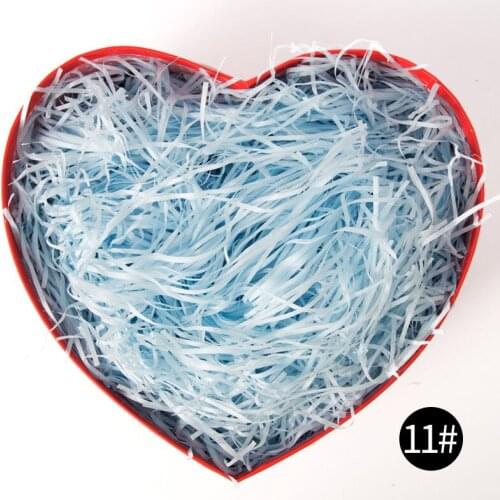 Multiple Color Wavy Paper Lafite Grass Gift Box Filler Fruit Packaging Shockproof Paper Filler Wedding Party Gift Box Decorative