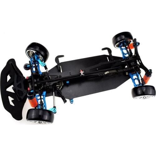 1/10 simulation car drift car flat sports car metal frame CNC aluminum alloy frame TAMIYA Tamiya TT01 TGS carbon fiber chassis