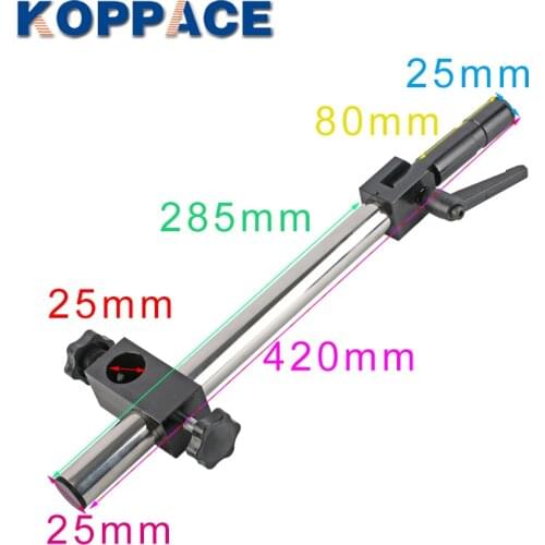 KOPPACE Monocular Microscope Gimbal Bracket 25mm Mounting Interface Microscope Universal Adjustment Bracket Length 420mm