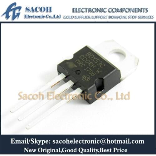 New Original 10PCS/Lot BDX53C BDX53 or BDX53A or BDX53B TO-220 8A 100V Silicon Power Transistor