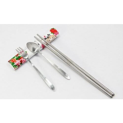 Wholesale Three-Piece set Forks kit Stainless Steel Tablewares Household Dinnerware Set