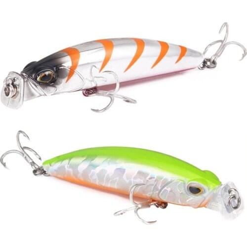 Floating Minnow Fishing Lure 8cm 10g Artificial Plastic Hard Bait Crankbait Bass Wobblers Pesca Japan carp Pike Fishing Tackle
