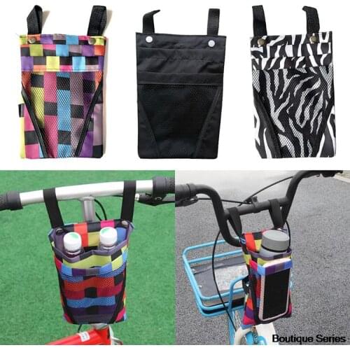 1PC Practical Waterproof Bicycle Front Storage Bag Phone Holder Bike Basket Riding Accessories Bicycle Basket