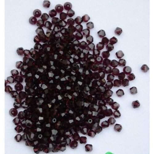 Dark purple 4mm 720pcs/Lot Chinese Top Quality Crystal Bicone Beads Free Shipping