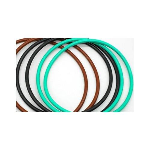 CS2.0mm xOD5/5.5/6/7/8/9/10/10.5/11Fluorine rubber O-ring green brown black
