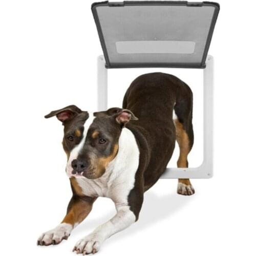 ABS Plastic Pet Dog Cat Door Entry Locking Automatically Close Weatherproof Durable High Quality Easy to Install Durable