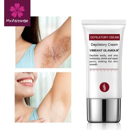 VIBRANT GLAMOUR Hair Removal Cream Armpit Legs Arms Body Hair Removal Painless Depilatory Cream Repair Nourishing Natural Cream