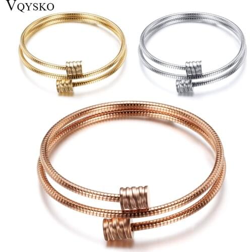 New Arrivals Simple Elegance Fashion Jewelry Bracelets & Bangles Stainless Steel Bracelets For Women