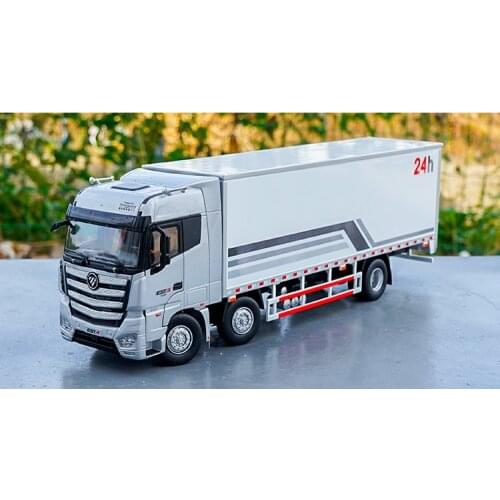 1:36 Diecast Model for Foton Daimler Auman EST-A 6X2 Truck Alloy Toy Gifts ESTA Tractor Trailer EST