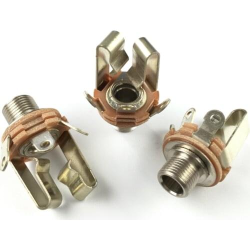 1 Piece SWITCHCRAFT Short Open Output Jack For Electric Guitar Bass Made IN USA