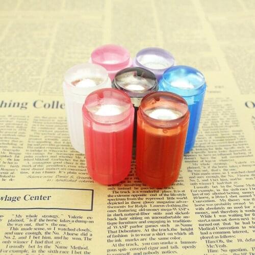 2016 New Design 10PCS/Lot 2.8CM DIY Jelly Nail Art Stamping Clear Soft Silicone Stamper Scraper Plate Set SKP0214