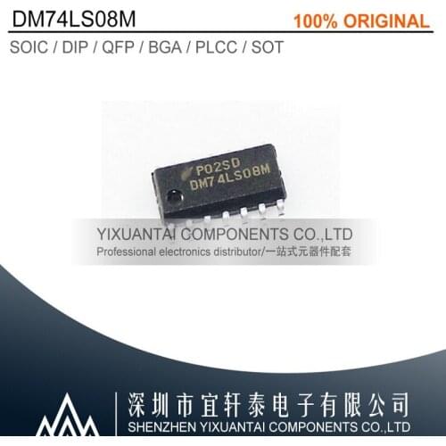 10pcs/lot 50pcs/lot 100pcs/lot Free shipping 100% original DM74LS08M DM74LS08 74LS08 SOP14
