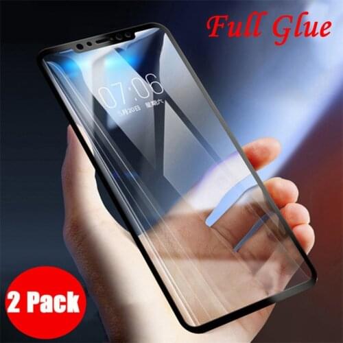 2 Packs Tempered Glass for Xiaomi Redmi Note 6 Pro Screen Protector 9H on Phone Protective Glass for Redmi Note 6 Pro Glass