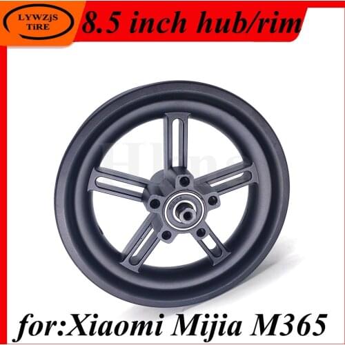 8 1/2x2 Hub for Xiaomi M365 Electric Scooter Rear Wheel Aluminum Alloy Disc Brake Rim