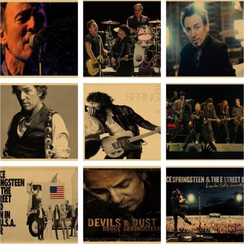 Heavy Metal Bruce Springsteen Rock Band Diamond Painting Character Music Team Star Diamond Mosaic Embroidery Classic Decoration