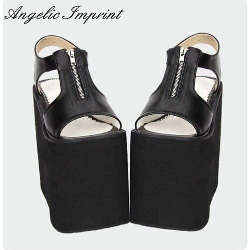 Кожаные туфли-лодочки Angelic imprint China At AliExpress