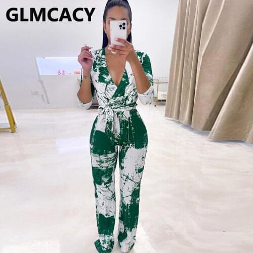 Long Sleeve V Neck Slim Jumpsuit Elegant Fall Winter Overalls