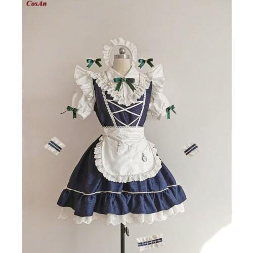 Game Touhou Project Izayoi Sakuya Cosplay Costume Gorgeous Unform Skirt Activity Party Role Play Clothing High-End Custom-Make