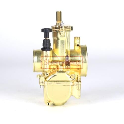 SherryBerg Carburetor carb CARB Golden color 28mm PWK Carburetor 2T ATV Quads Dinli AEON Apex Polaris carb 28PWK replace KEIHIN