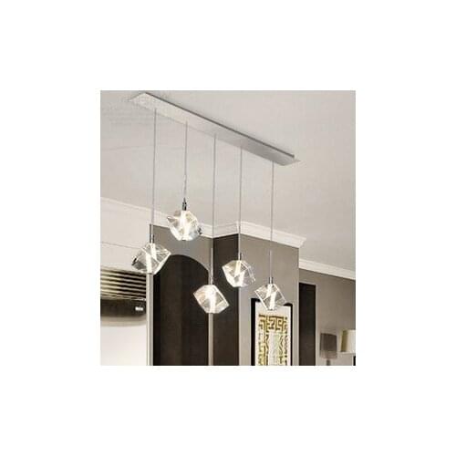 Modern Minimalist Fashion Personality K9 Chandelier Crystal Lamp Bar Dining Room Bedroom Lamp Lamp J Bed luminaria
