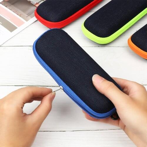 Fashion EVA Zipper Glasses Case Carabiner Eyeglasses Protector Box Holder Portable Sunglasses Hard Case Eyewear Protective Cover