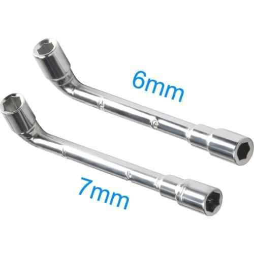 3D Printer Sleeve-Maintenance-Tool Mk8 Nozzle Screw-Nut Hexagonal L-Shaped 7mm Wrench for Ender 3 E3D