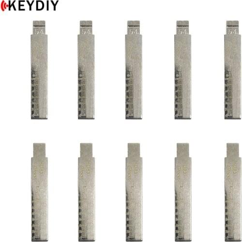 5/15/50pcs Uncut Metal NO.54 KD900/VVDI Remotes Blank Scale Car Key Blade HU83 for Old Peugeot/Citroen New 508 with Slot