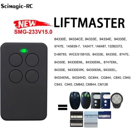 For Garage Remote Control Chamberlain Motorlift Liftmaster 94335 e 94335e 1A5639-7 D-66793 4335E 4330E 4 IN 1 Gate Door Opener