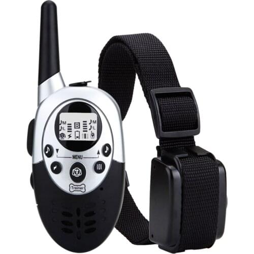 Dog Behavior training system Waterproof Dog Receiver Remote 1000m PeTrainer Adjustable Collar to fit small, medium & large dogs
