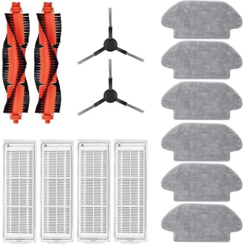 Competible for Xiaomi Mi Robot Vacuum Mop Pro P Cleaning Robot STYTJ02YM,Main Side Brush Hepa Filter Mop Cloth