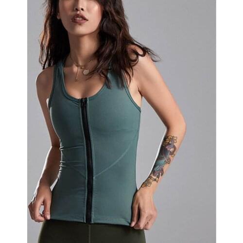 Zhangyunuo Women Sexy Sports Vest Hooded Sleeveless Yoga Top Stretch Tights I-word Running Blouse Workout Wear Gym Girl T Shirt