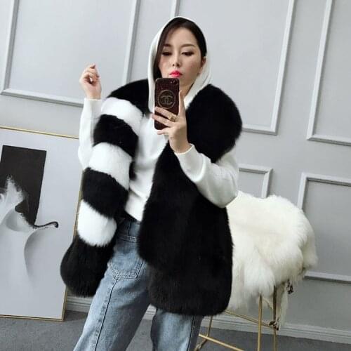 Fur Coat Women Real Clothes Autumn Winter Warm Slim Vest Jacket Fashion Sleeveless Waistcoat Manteau Femme Hiver ZL709