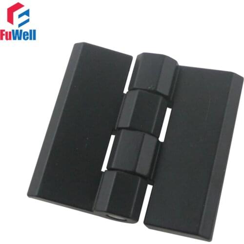2pcs Zinc Alloy Furniture Hinge Black Door Hinges for Kitchen Cabinet CL226-2A 50x50mm Heavy Duty Corner Hinges