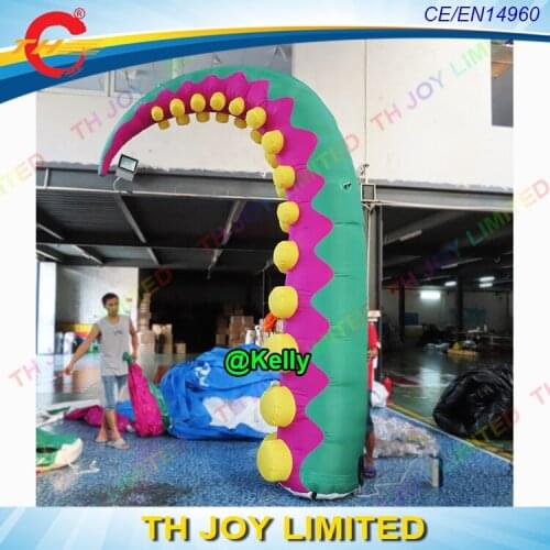3.5mH custom made inflatable octopus balloon for advertising, cheap inflatable air balloon on sale