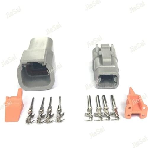 4 Pin DTM Series Female Male Electrical Auto Connector Automotive Plug DTM06-4S/ATM06-4S DTM