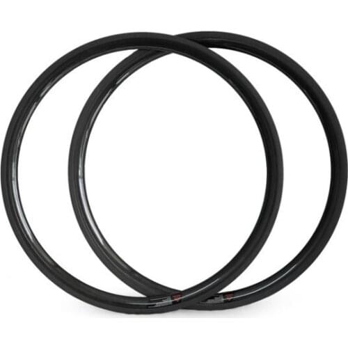 700C Balsalt Brake full carbon 38mm clincher road rims front and rear racing bicycle rims 20/24H