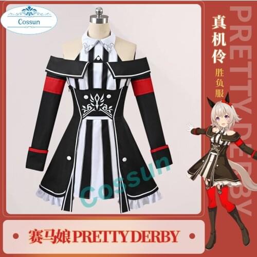 Anime! Umamusume:Pretty Derby Curren Chan Jocket Suit Lovely Dress Uniform Cosplay Costume Halloween Party Outfit Women 2021 NEW