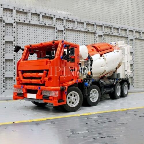 Moc-46913 cement mixer static version boy Christmas gift technology assembly difficult splicing