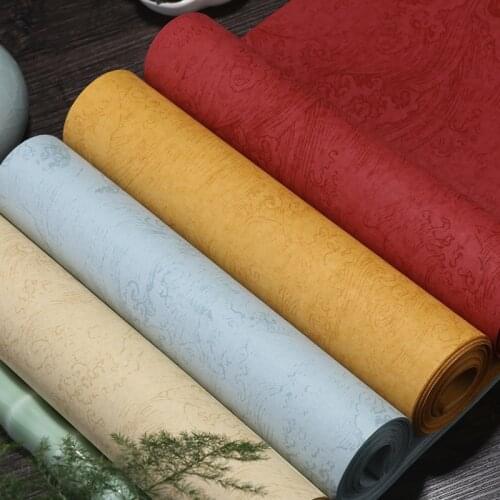 20sheet Half Ripe Batik Calligraphy Xuan Paper Colorful Chinese Xuan Paper Letterhead Chinese Brush Calligraphy Paper Letterhead