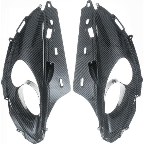 Carbon Fiber Pattern Upper Front Nose Headlight Scoop Cover for SUZUKI Hayabusa GSX1300R 2008-2020