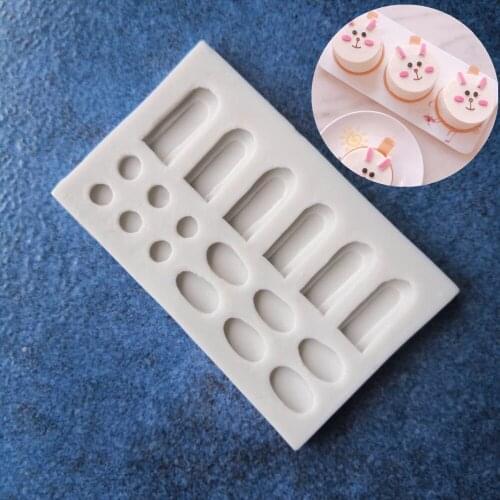 DIY Rabbit Silicone Fondant Cake Chocolate Mold DIY Baking Decoration Tools Cake Baking Mold A1478-2
