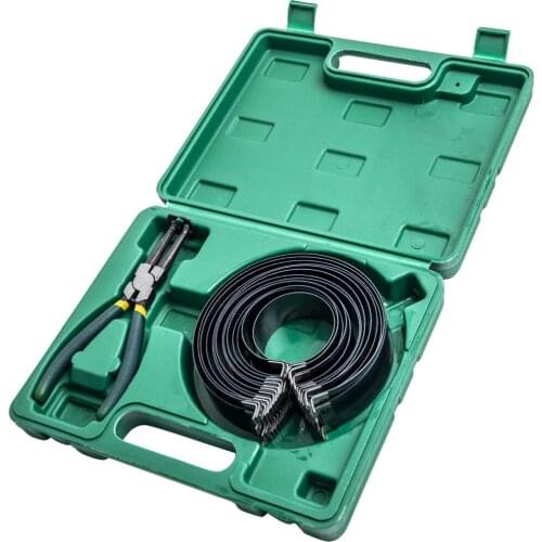 Engine Piston Ring Compressor Cylinder Installer Plier 14 Band Tool Kit 62mm-145
