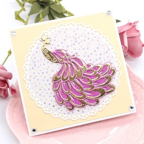 Peacock Metal Cutting Dies Stencils for DIY Scrapbooking/photo album Decorative Embossing DIY Paper Cards