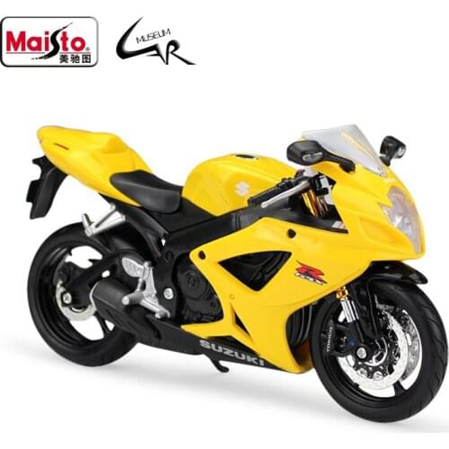 Maisto 1:12 Model Car Simulation Alloy Motorcycle Metal Toy Car Childrens Toy Gift Collection Suzuki GSX-R600