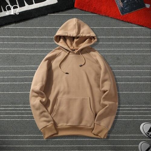 Fashion Mens Solid Hoodies Hip Hop Sweatshirt Autumn Spring Men Streetwear Hooded Tracksuit Male Hoody Brand Clothing Plus Size