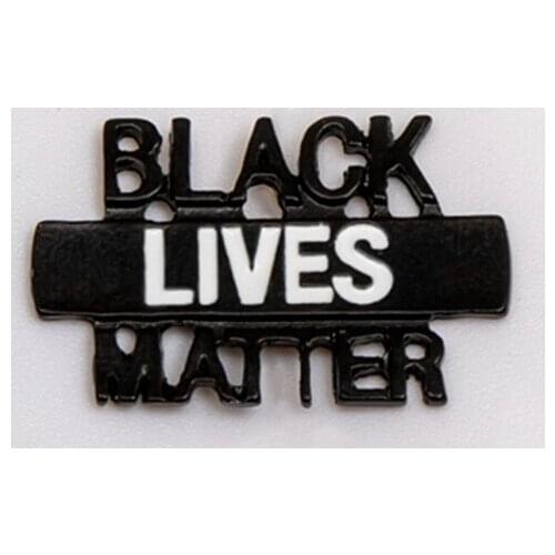 America Protest Black Lives Matter Brooch Pins Jewelry Vintage Women Men Brooches Metal Badge Accessories