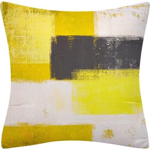 Simple Abstract Pillowcase Fashion Home Office Car Decorative Pillow Covers Square Pillowcases Home Decor