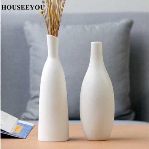 Undefined White Vegetarian Ceramic Flower Pot Art Vase Home Decor Crafts Wedding Gift Nordic Ins Table Room Bonsai Ornament