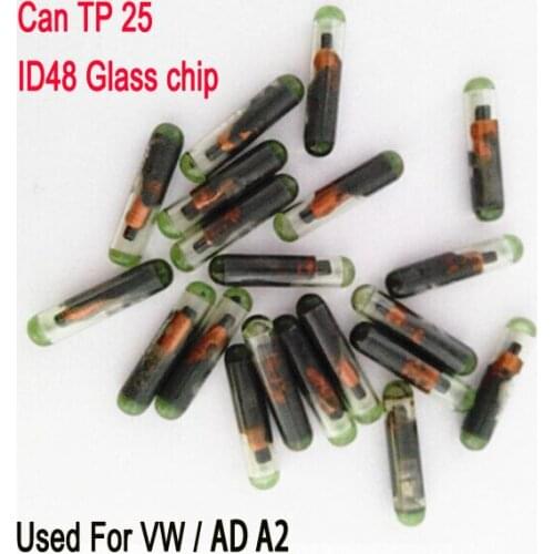 Original Top Quality ID48 Glass Transponder Chip For VW Audi A2 Car keys 5pcs/Lot+Free Shipping