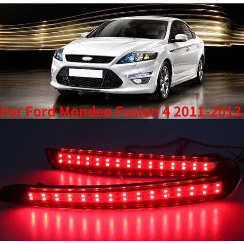CAPQX For Ford Mondeo Fusion 4 2011-2013 LED Tail Light Rear Bumper Reflector Fog Light Brake Light Parking light Warning Lamp